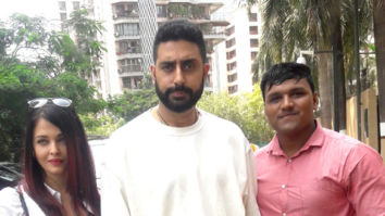 Aishwarya Rai Bachchan and Abhishek Bachchan snapped at BKC