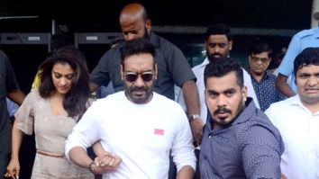 Ajay Devgn and Kajol snapped endorsing the plastic ban