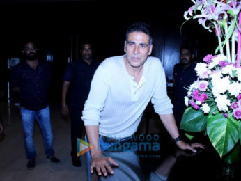 Akshay Kumar snapped at Svarn Saathi launch at Novotel Hotel in Juhu