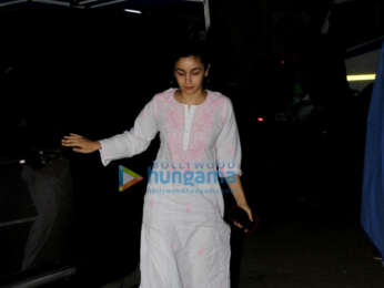 Alia Bhatt snapped at Mehboob Studio shooting for Brahmastra
