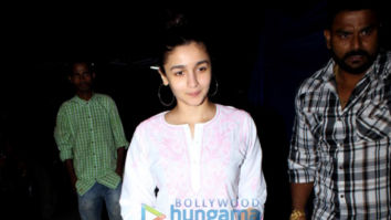 Alia Bhatt snapped at Mehboob Studio shooting for Brahmastra