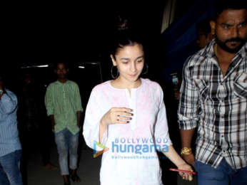 Alia Bhatt snapped at Mehboob Studio shooting for Brahmastra