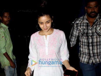 Alia Bhatt snapped at Mehboob Studio shooting for Brahmastra