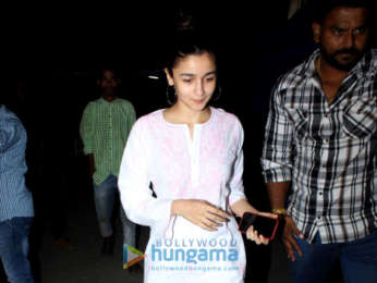 Alia Bhatt snapped at Mehboob Studio shooting for Brahmastra