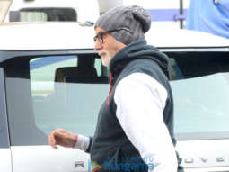 Amitabh Bachchan snapped post the shoot of Brahmastra