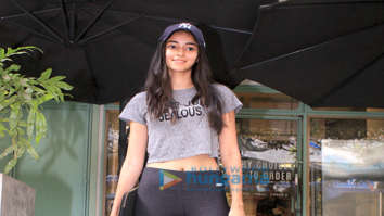 Ananya Pandey spotted at Kitchen Garden in Bandra
