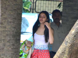 Ananya Pandey snapped at the gym in Bandra