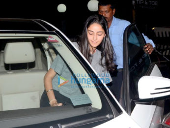 Ananya Pandey spotted after a salon session in Bandra