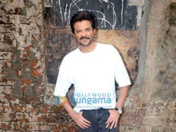 Anil Kapoor and Bobby Deol snapped during media interview for Race 3 at Mehboob Studio