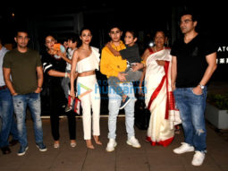 Arbaaz Khan and family snapped at Yauatcha in BKC