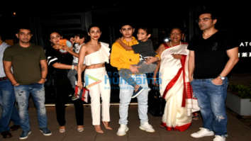 Arbaaz Khan and family snapped at Yauatcha in BKC