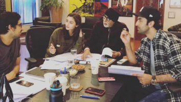 BRAHMASTRA: Ranbir Kapoor, Alia Bhatt, Amitabh Bachchan meet up for a prep session [see pic]