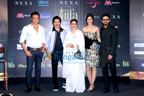 celebs attend the iifa 2018 press conference at j w marriott in juhu 1 1