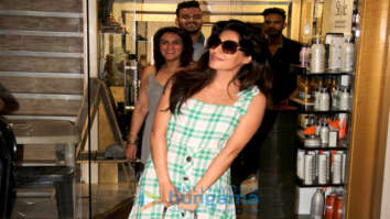 Chitrangda Singh snapped at a salon in Bandra
