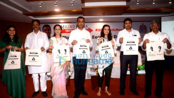Dia Mirza and Rouble Nagi attend Milind Deora’s anti-plastic event