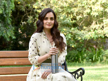 Dia Mirza snapped during a photo shoot for World Environment Day