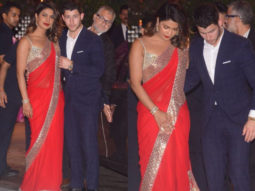 Priyanka Chopra in a red saree twirled, smiled and flirted with Nick Jonas in tow – Wedding bells for Nickyanka?