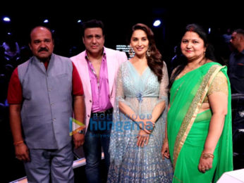 Govinda and Madhuri Dixit snapped on the sets of Dance Deewane in Film City