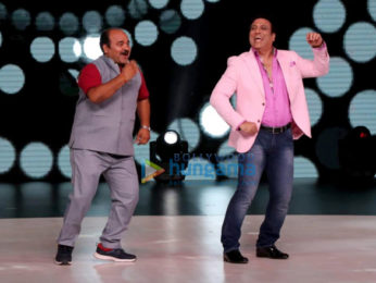 Govinda and Madhuri Dixit snapped on the sets of Dance Deewane in Film City