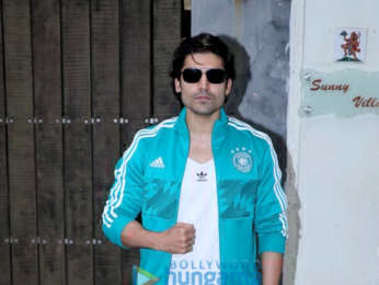 Gurmeet Choudhary spotted at Suny Super Sound in Juhu