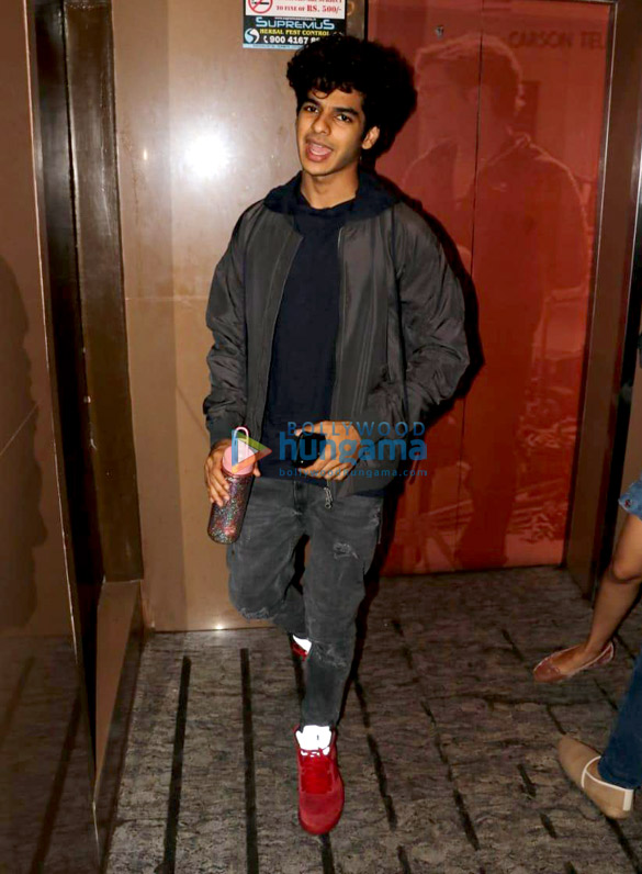 ishaan khatter and janhvi kapoor snapped at pvr juhu while promoting dhadak 3