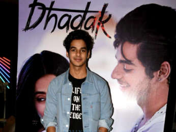 Ishaan Khatter and Janhvi Kapoor snapped at press conference of the song launch from Dhadak
