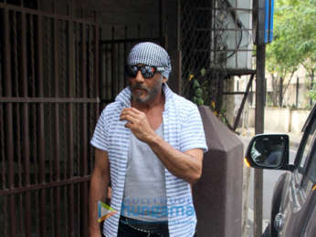 Jackie Shroff snapped at Shankar Mahadevan's dubbing studio in Mumbai