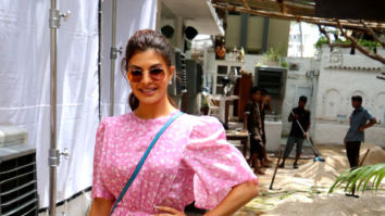 Jacqueline Fernandez snapped attending an event for Voot in Bandra