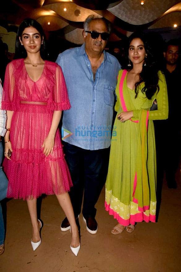 janhvi kapoor ishaan khatter and others arrive for the trailer launch of dhadak 3