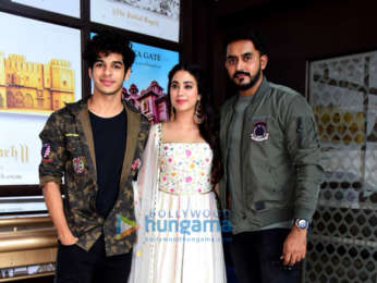 Janhvi Kapoor and Ishaan Khatter snapped promoting their film Dhadak in Jaipur