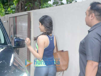Janhvi Kapoor snappd at the Matrix office in Bandra