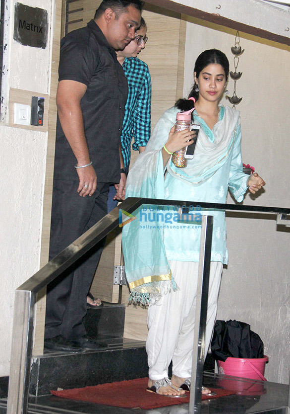 Janhvi Kapoor spotted at the Matrix office