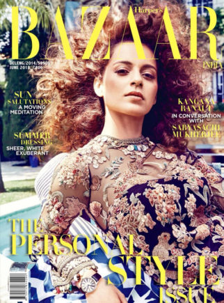 Kangana Ranaut On The Cover Of Harper's Bazaar, June 2018