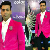 Karan Johar in pink for IIFA Rocks 2018 (Featured)