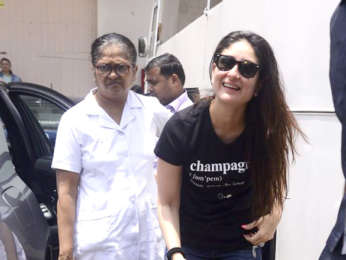 Kareena Kapoor Khan snapped with Taimur Ali Khan at Mehboob Studio