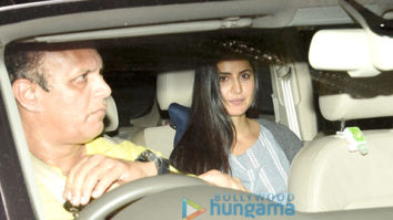 Katrina Kaif, Aayush Sharma and Arpita Khan snapped at Manish Malhotra’s home