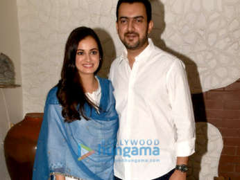 Konkona Sen Sharma, Shankar Mahadevan snapped at Eid Party