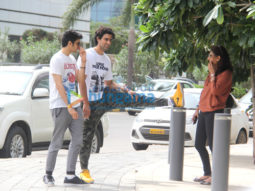 Kunal Kapoor snapped with family at BKC