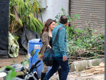 Madhuri Dixit, Ajay Devgn and Anil Kapoor snapped on the location of 'Total Dhamaal'