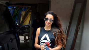 Malaika Arora snapped outside her gym in Bandra