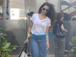 Malaika Arora spotted at a salon in Bandra