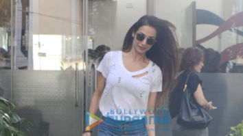 Malaika Arora spotted at a salon in Bandra