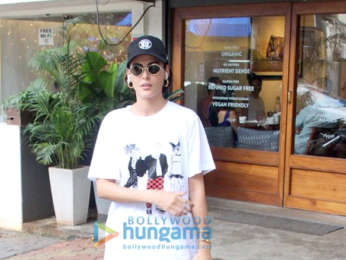 Mandana Karimi spotted at Sequel Cafe in Bandra