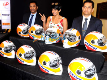 Mandira Bedi graces the Top Gear event