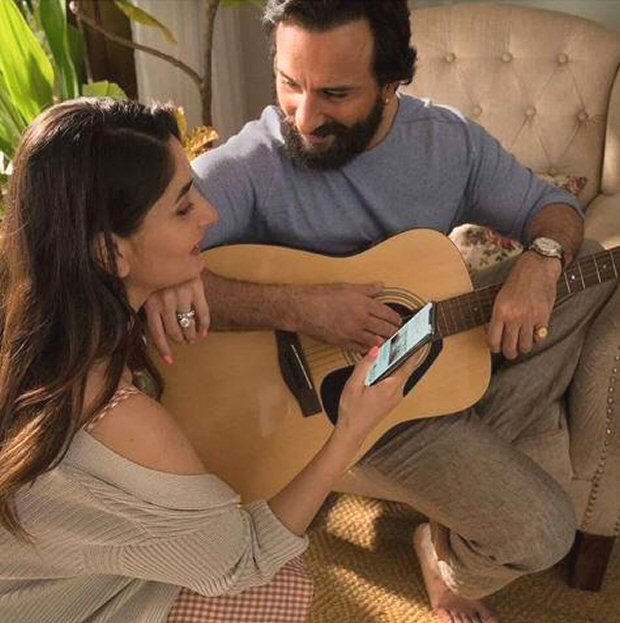 PHOTOS: Saif Ali Khan and Kareena Kapoor Khan look SMITTEN by each other in this commercial shoot