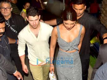 Priyanka Chopra and Nick Jonas spotted at Yauatcha in BKC
