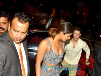 Priyanka Chopra and Nick Jonas spotted at Yauatcha in BKC