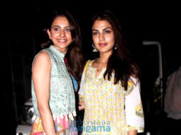 Rakul Preet Singh and Rhea Chakraborty snapped at Kitchen Garden in Bandra