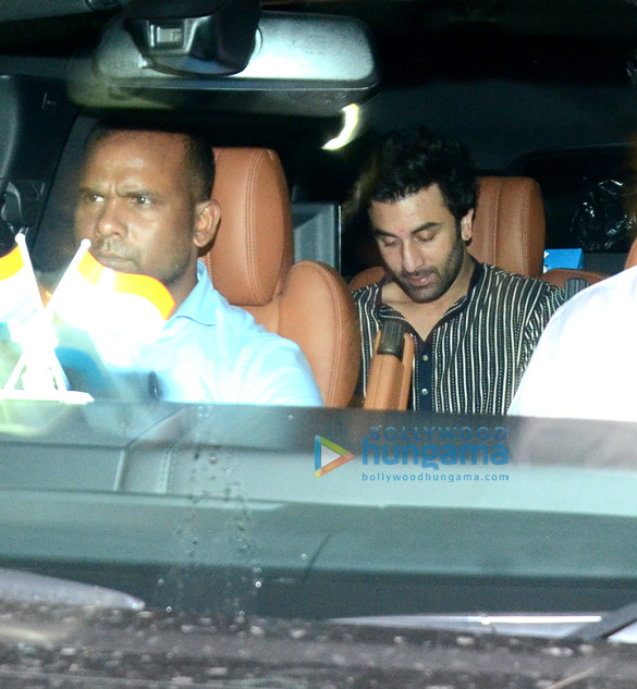ranbir kapoor ali bhatt sanjay dutt aamir khan and others snapped attending the the special screening of sanju 14