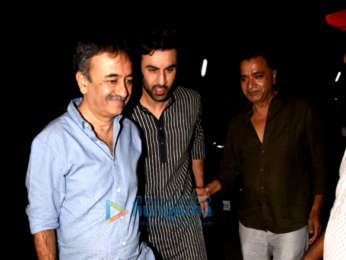 Ranbir Kapoor, Alia Bhatt, Sanjay Dutt, Aamir Khan and others snapped attending the the special screening of 'Sanju'